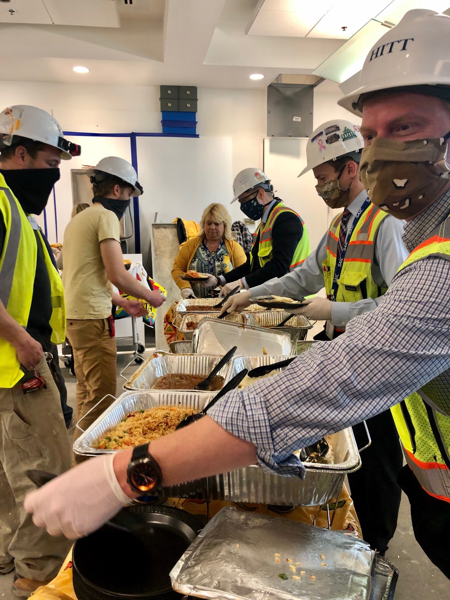 Construction lunch