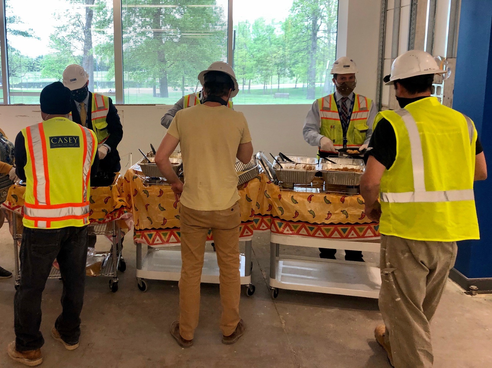 Construction lunch