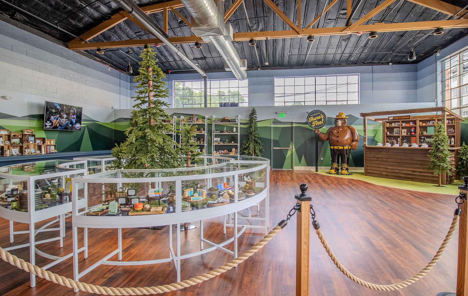 close up of interiors of boone town provisions dispensary